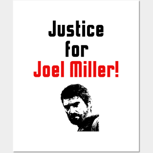 Justice for Joel Miller White 2 Posters and Art